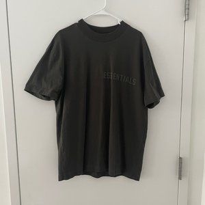ESSENTIALS Gray Crewneck T-Shirt from SSENSE Sz L